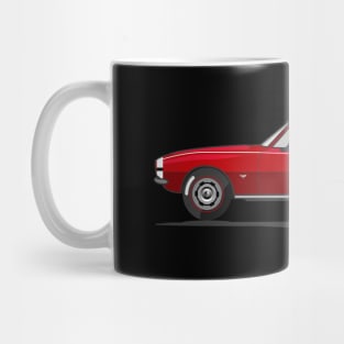 Red Muscle Car Vector Mug